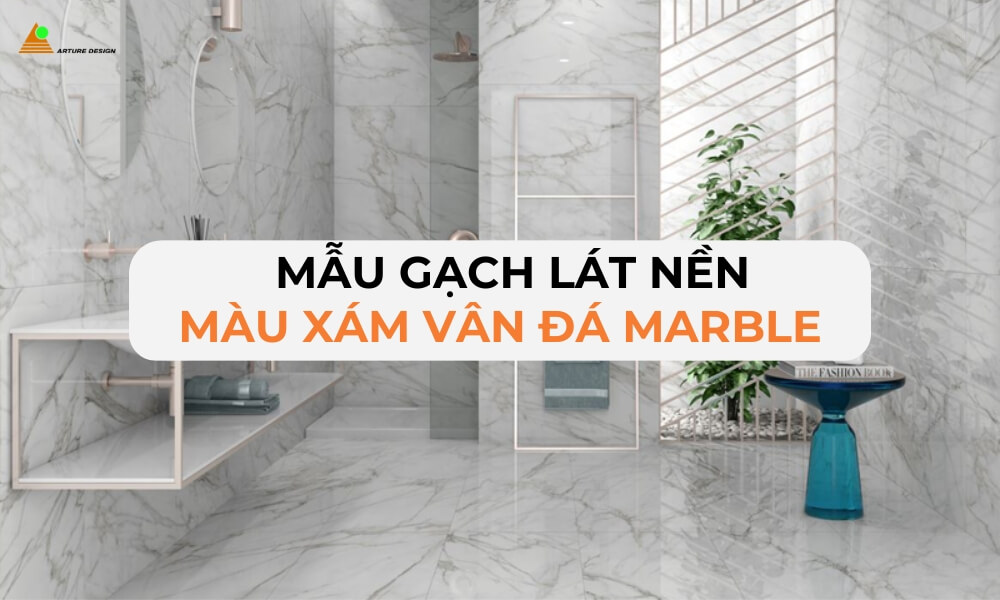 Với họa tiết vân đá tự nhiên đặc trưng của gạch Marble, dòng gạch này mang lại nét đẹp vừa sang trọng vừa cổ điển cho không gian.