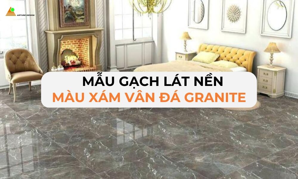 Nhờ độ cứng cao và khả năng chịu lực tốt, gạch lát nền màu xám vân đá Granite là giải pháp lý tưởng cho những khu vực cần sử dụng lâu dài.