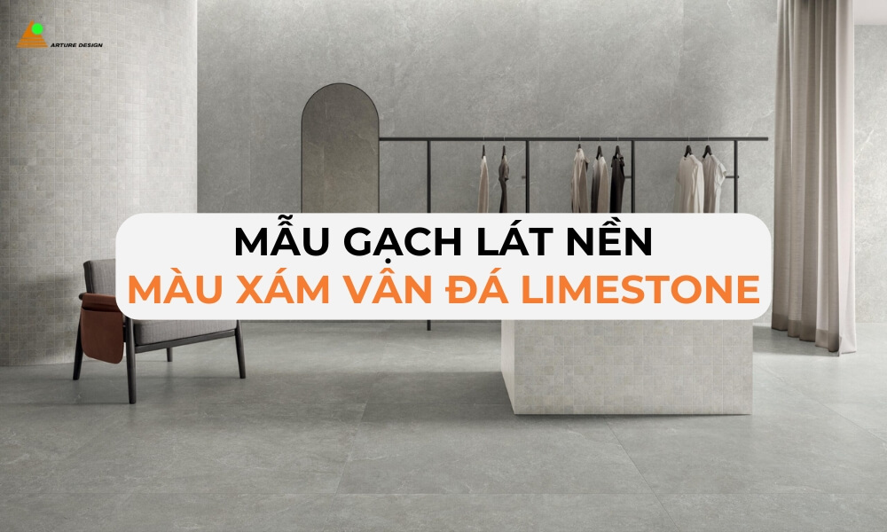 Gạch Limestone vân đá xám sở hữu bề mặt mịn nhẵn cùng họa tiết vân đá tự nhiên tinh tế, là sự lựa chọn lý tưởng cho những không gian nội thất mang phong cách cổ điển, Địa Trung Hải hoặc Bắc Âu.