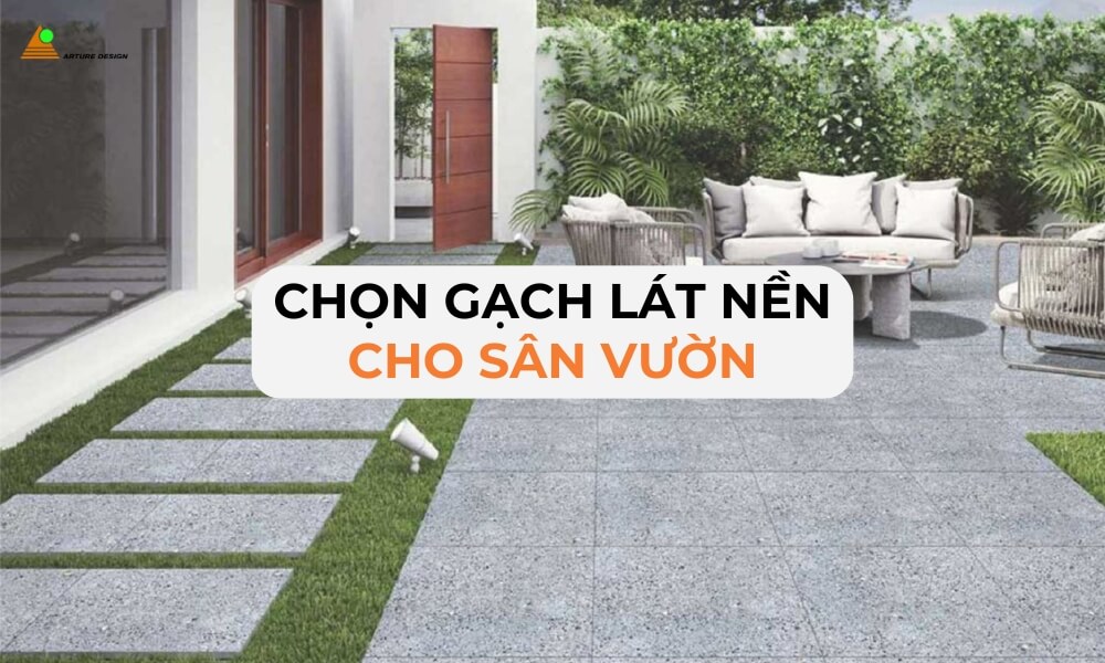 Các loại gạch lát nền cho sân vườn