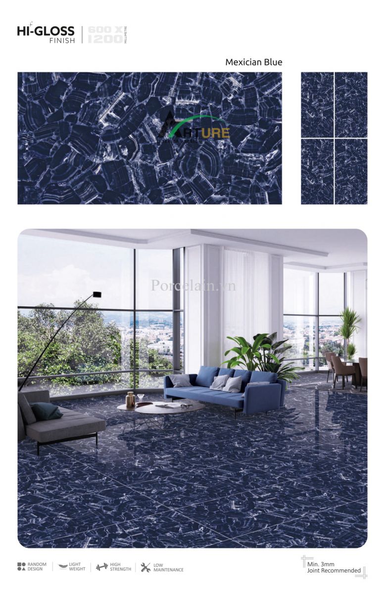 High Gloss Mexician Blue