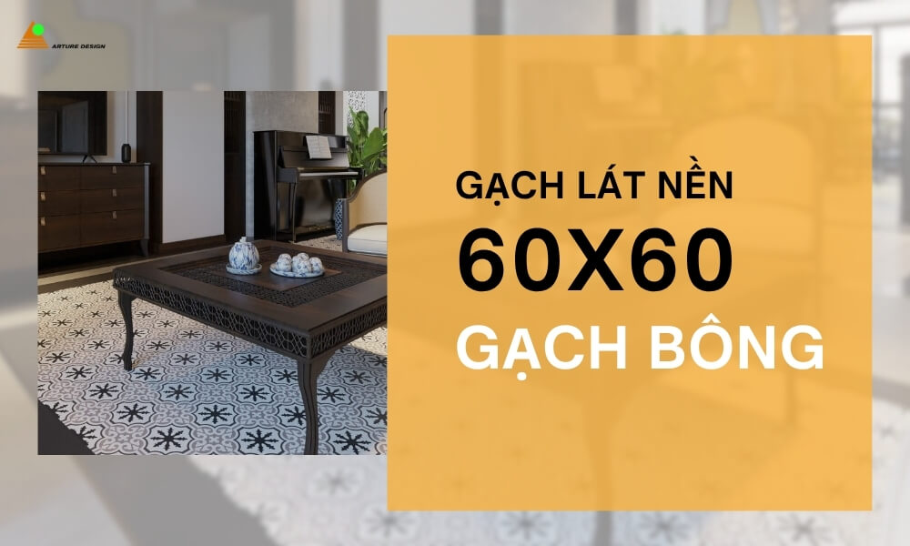 Gạch bông với những họa tiết mềm mại, trẻ trung tạo nên nét đẹp dễ thương, đầy sức sống cho không gian.