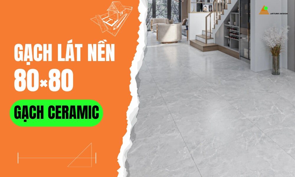 Gạch Ceramic 80x80 rất được ưa chuộng trong nhiều gia đình nhờ khả năng chống thấm tốt, thường dùng cho phòng tắm, bếp hoặc phòng khách.