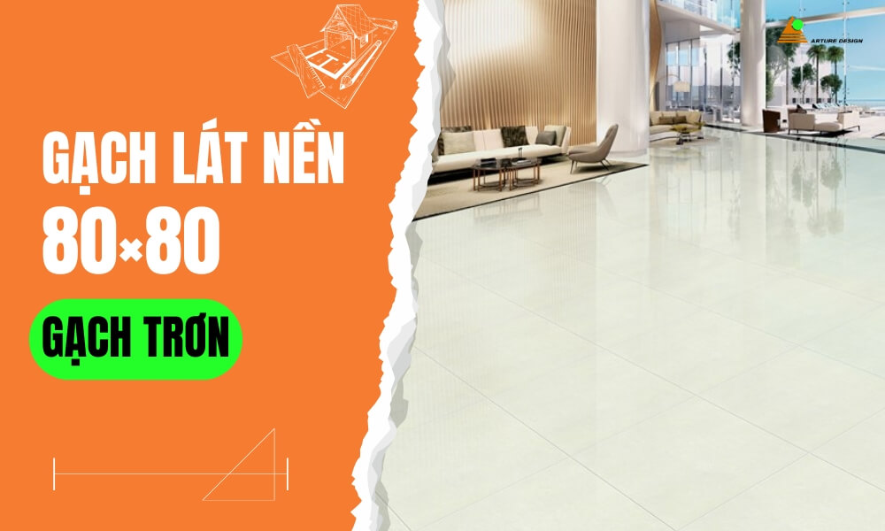 Gạch trơn là loại gạch có bề mặt nhẵn mịn, không trang trí hoa văn hay họa tiết nào. Gạch giúp phản chiếu ánh sáng tốt mà còn tạo cảm giác không gian rộng rãi, thoáng đãng hơn.