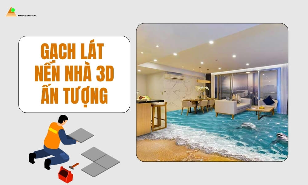 Bên cạnh gạch nhám, gạch 3D với bề mặt gồ ghề cũng đang được ưa chuộng nhờ khả năng chống trơn trượt hiệu quả.