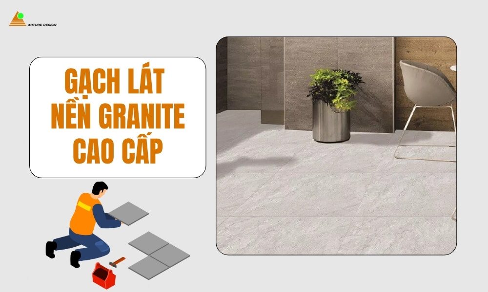 Gạch Granite (hay đá Granite nhân tạo) nổi bật nhờ độ bền cao, cấu tạo chủ yếu từ bột đá (khoảng 70%), giúp xương gạch đặc, ít lỗ rỗng và chống thấm tốt.