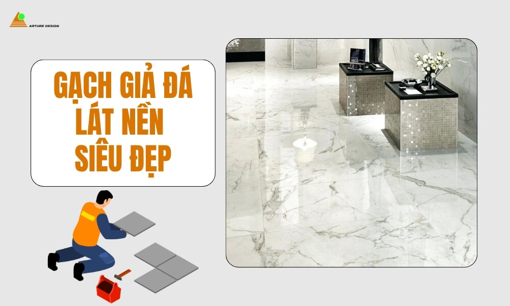 Gạch giả đá lát nền - Mẫu gạch lát nền đẹp