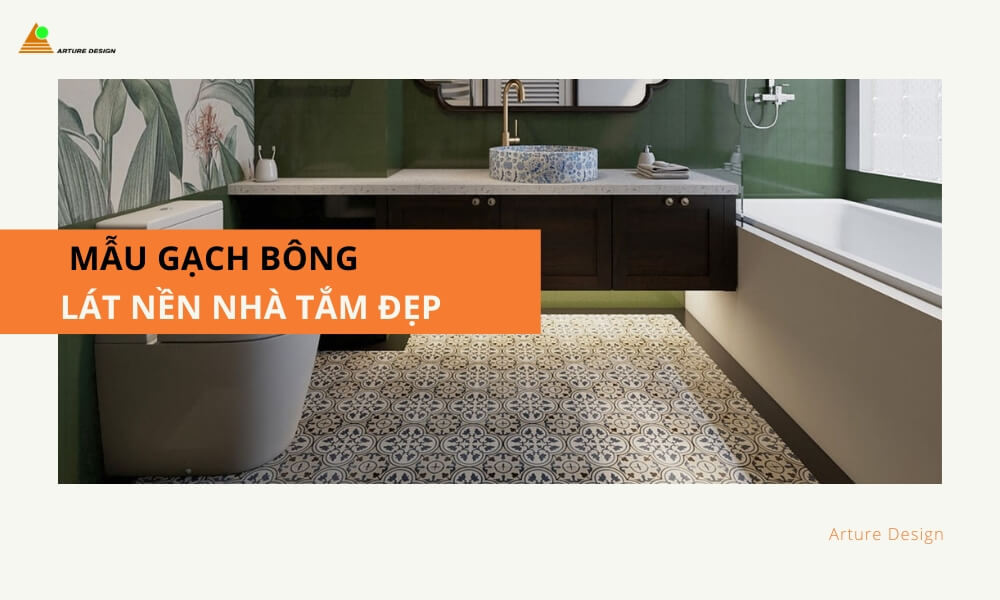 Các mẫu gạch lát nền nhà tắm đẹp - Gạch bông 