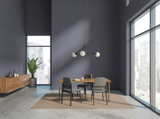 GIẤY DÁN TƯỜNG MÀU XÁM GHI