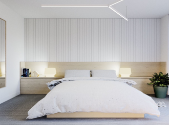 DECOR PHÒNG NGỦ HÌNH CHỮ NHẬT