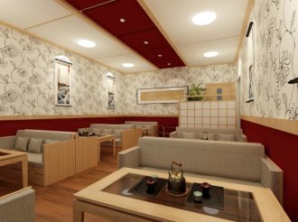 GIẤY DÁN TƯỜNG TRANG TRÍ QUÁN CAFE