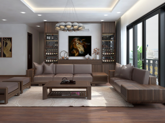 NỘI THẤT PHÒNG KHÁCH CĂN HỘ CHUNG CƯ