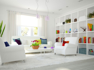 NỘI THẤT PHÒNG KHÁCH BẰNG NHỰA